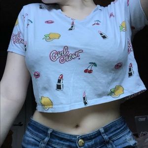 “Girl Crew” Crop Top